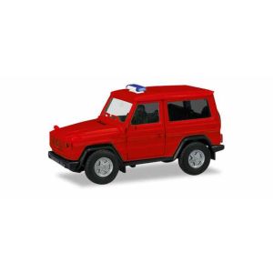 MiniKit: Auto Pompieri Mercedes G class cu girofaruri