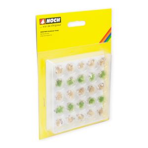 Smocuri de iarba cu pietre ,6 mm , 25 buc