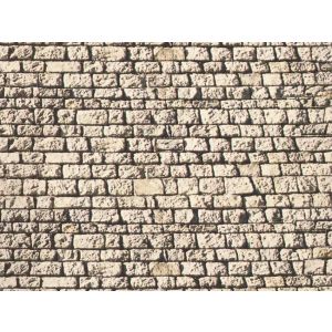 Perete foaie de carton imitatie piatra in relief, 32 x 15 cm