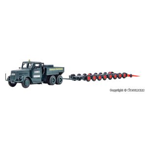 Kit de construit camion KAELBE cu trailer 16 roți 