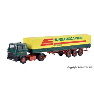 Kit de construit camion RABA cu semiremorca prelata HUNGAROCAMION