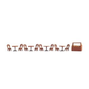 Set mobilier HO Cafenea, 13 buc