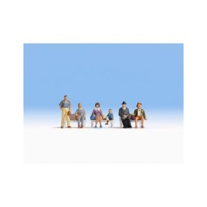 Set figurine H0, oameni care stau jos 