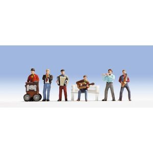 Set figurine H0 muzicieni de strada