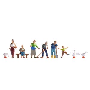 Set figurine H0 Fermieri, 6 buc