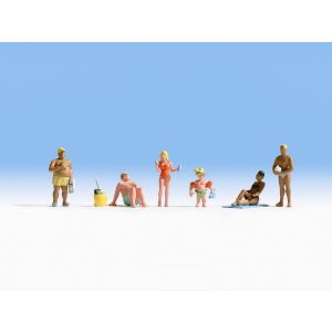 Set figurine H0, oameni la plaja