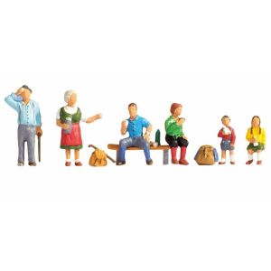Set figurine H0 excursionisti