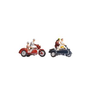 Set figurine H0 Motociclisti, 2 buc
