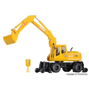 Kit de construit utilaj excavator Atlas cu roti pentru calea ferata