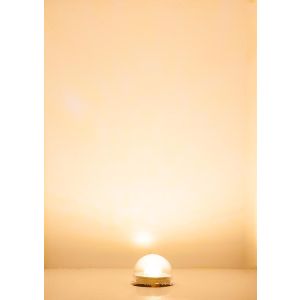 Bec LED lumina calda cu suport pentru modelism