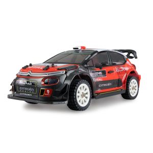 Masina RC cu telecomanda Citroen C3 WRC Rally/Drift, Lungime 33 cm, Viteza 45 km/h, Gyroscop, Scara 1:14, 2.4Ghz, Lumini LED , 14+