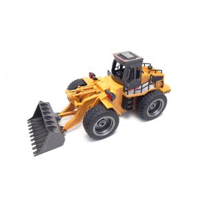 Incarcator RC cu telecomanda, Lungime 36.5cm, 2.4 Ghz, Scara 1:18, Lumina LED fata/spate, Cupa si cabina metal, RTR, 6+