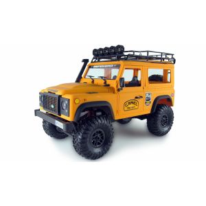 Masina RC cu telecomanda Land Rover D90 Camel Trophy, Lungime 35 cm, Scara 1:12, 2.4 Ghz, Lumina LED, Control directie proportional, RTR, 8+