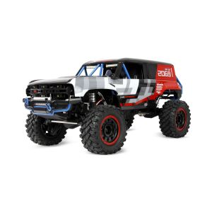 Masina RC cu telecomanda Ford Bronco BAJA 1000, Lungime 43.cm, Sasiu si transmisie metalica, Viteza 15 km/h, Scara 1:12, 2.4Ghz, Lumini LED , 14+