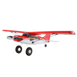 Avion RC cu telecomanda MAULE M7, Gyroscop care stabilizeaza zborul, Lungime 37 cm, Anvergura  51cm, 2.4 GHz, 4 canale, Lumina LED, RTF, 14+