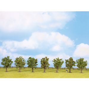 Set 7 Pomi fructiferi pentru modelism, 8 cm 