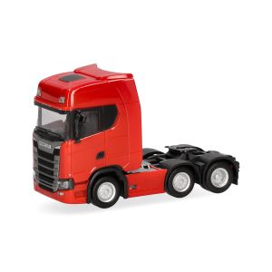 Macheta camion Scania CS 20 6x2 rosu