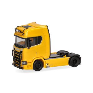 Macheta camion Scania CS HD ZM galben