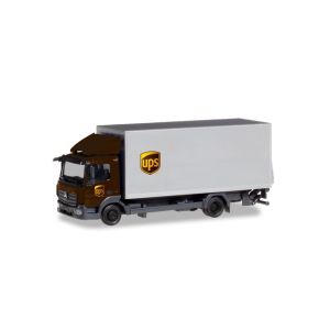 Macheta Camion Mercedes-Benz Atego '13 cu lift "UPS"