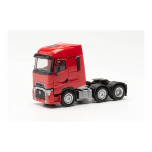 Macheta camion Renault T facelift 6x2, 3 axe, rosu
