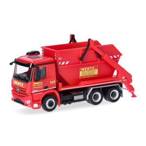 Mercedes-Benz Actros L AK16 container basculant "WERTZ"