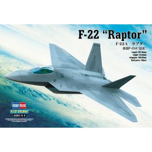 Kit de construit avion F-22A Raptor 1:72