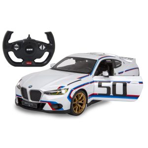 Masina RC cu telecomanda BMW 3.0 CSL, Lungime 34 cm, Scara 1:14, 2.4Ghz, 11Km/h, LED fata/spate, 6+