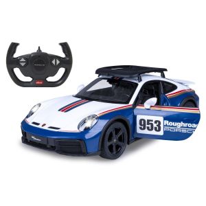 Masina RC cu telecomanda Porsche 911 Dakar Performance, Lungime 32.3 cm, Scara 1:14, 2.4Ghz, 11Km/h, Usi care se deschid manual, LED fata/spate, 6+