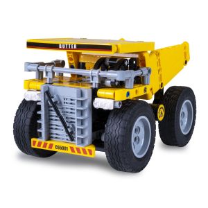 Kit de construit Camion Basculanta de cariera, Lungime 18.5 cm, 372 piese, 8+