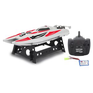 Barca RC cu telecomanda Capter Speedboot, Lungime 31.5 cm, 2 motoare, 20 km/h, 2.4 GHz, RTR, 8+