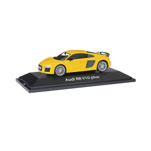 Macheta auto Audi R8 V10 galben 1:43