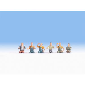 Set figurine H0, soferi de camion si pasageri