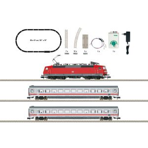 Start set trenulet electric "Tren de calatori",cu locomotivă electrica clasa 120 si 2 vagoane calatori ,DB AG , Epoca VI, Scara N(1:160)