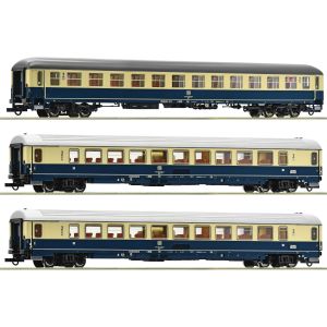 Set 3 vagoane calatori express EC 24 "Erasmus", DB, Epoca IV