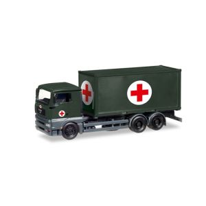 Macheta camion MAN TGA XL cu container