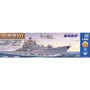 Kit de construit nava de razboi KKRF Sovremenny Class destroyer type 956E 1:200