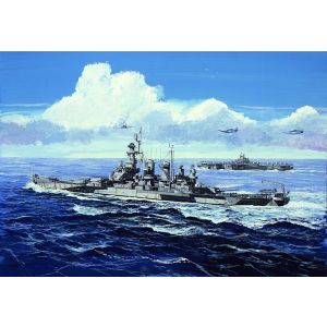 Kit de construit nava de razboi USS North Carolina BB-55 1:700