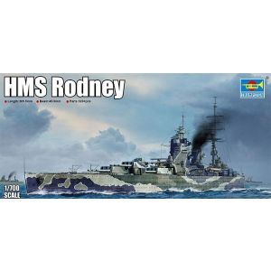 Kit de construit nava de razboi HMS Rodney 1/700