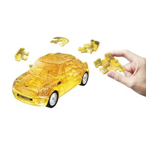 Kit de construit Mini Cooper, transparent 1:32 Puzzle Fun 3D