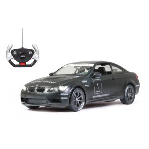 Masina RC cu telecomanda BMW M3 sport negru, Lungime 33 cm, Scara 1:14, 2.4 Ghz, Lumina Led fata/spate, 6+