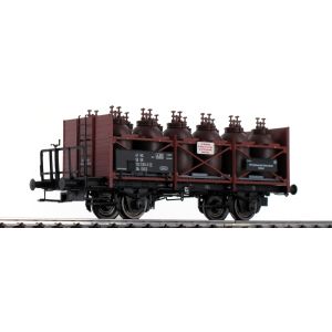 Vagon de marfa transport acid, ZIK [7121] ,"VEB Ruhland", DR, Epoca III