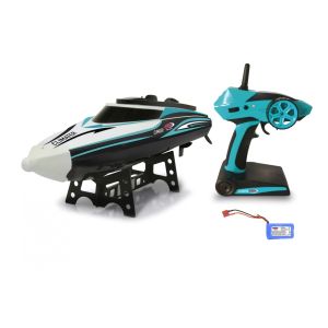 Barca RC cu telecomanda Climater, Viteza 25 km/h, Lungime 45.4 cm, Racire cu apa, 2.4Ghz, RTR, 14+