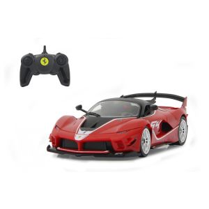 Kit de construit masina RC cu telecomanda Ferrari FXX K Evo, 2.4 Ghz, Lungime 27.2 cm, Scara 1:18, 84 piese, 8+
