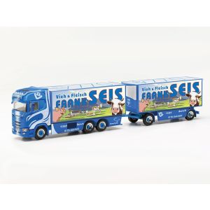 Macheta camion Scania CS 20 HD cu remorca frigo "FRANK SEIS"