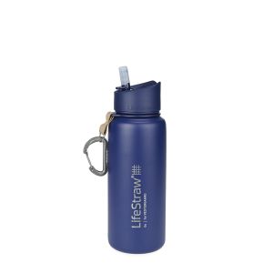 Filtru apa Lifestraw Go cu termos albastru de 0.7L 