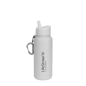 Filtru apa Lifestraw Go cu termos alb de 0.7 l