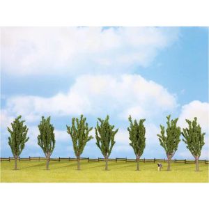 Set 7 Plopi pentru modelism, de 12 cm