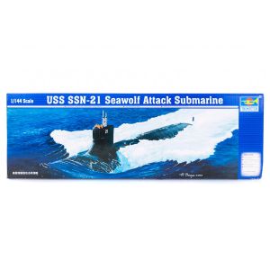 Kit de construit submarin SSN-21 USS Sea Wolf 1:144