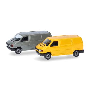 MiniKit: Volkswagen (VW) T4 galben/gri 2buc