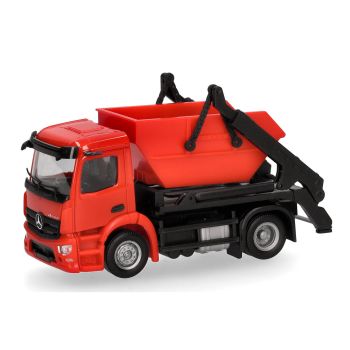 MiniKit: Mercedes-Benz Actros S AK12 container basculant rosu